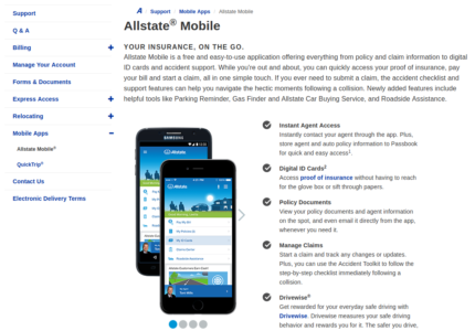 Allstate Mobile App Description