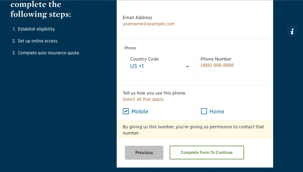 usaa complete contact information